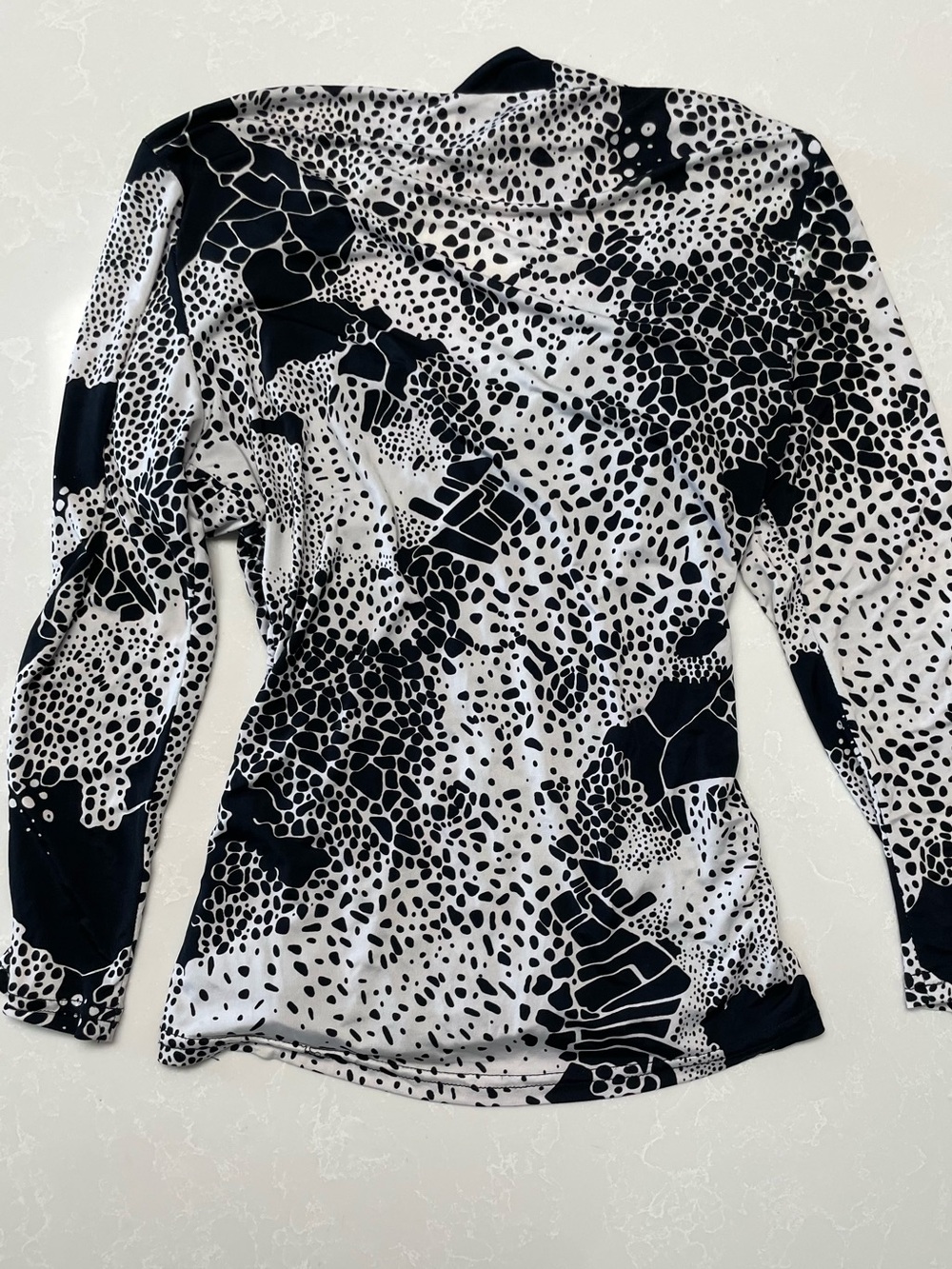 Y2k Boatneck Queen Anne Sequined Top - Picture 3 of 6
